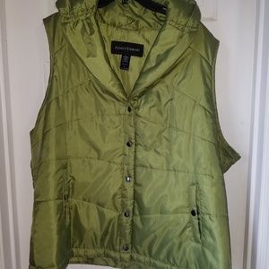 EUC Ashley Stewart Puffer Vest Size 3X